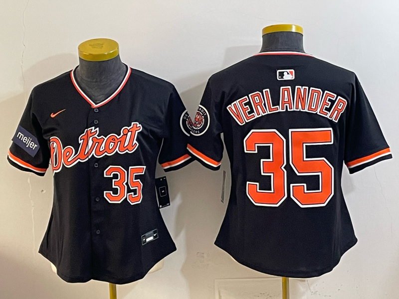 Youth Detroit Tigers #35 Verlander black Nike 2026 MLB Jersey 0414003